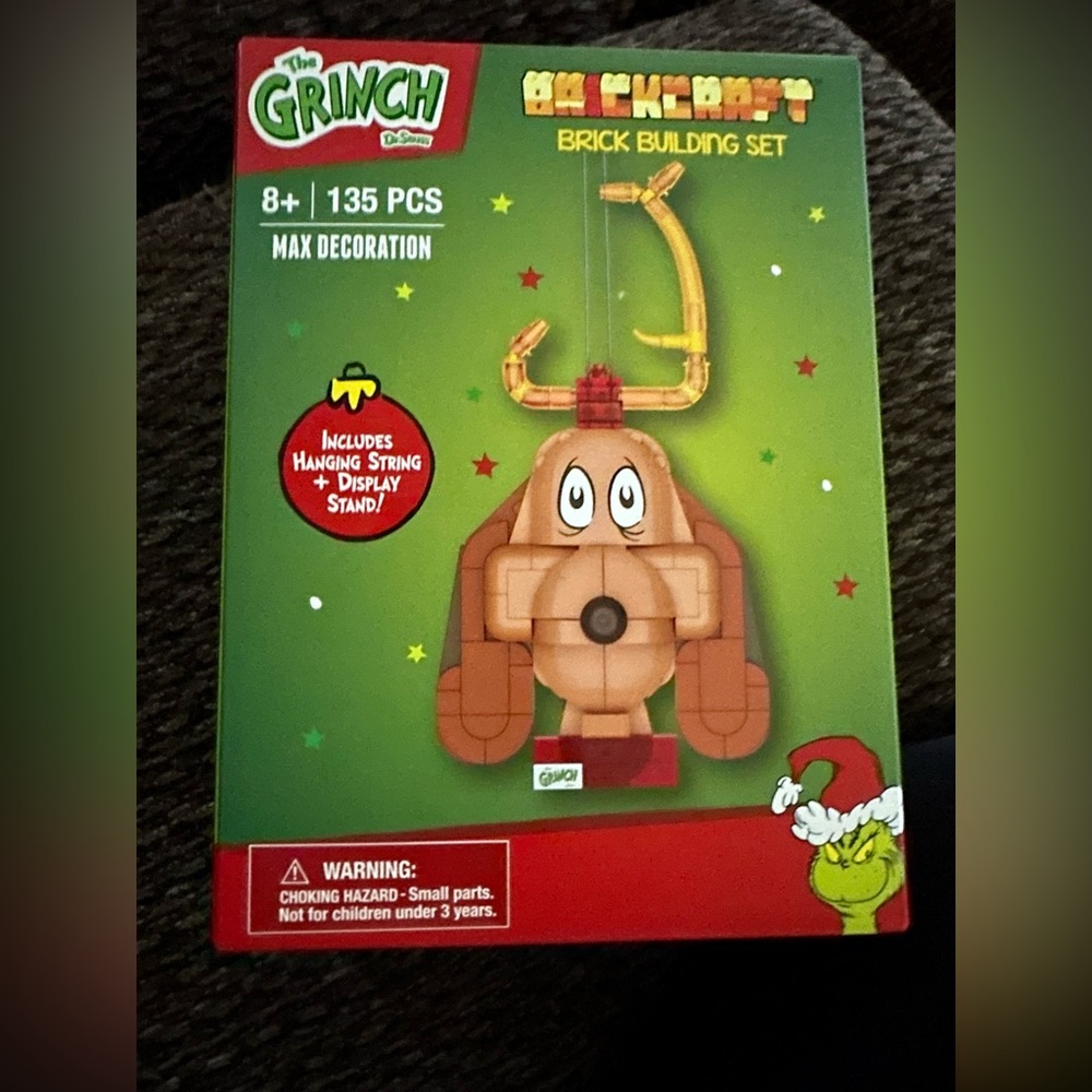 Brickcraft Grinch Max The Dog Brick Building Kit (135-Plastic Piece Set)